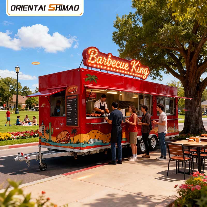 커피 카트 모바일 커피 트레일러 동봉 된 전기 카트 레스토랑 케이터링 음식 트레일러 비즈니스 식품 트럭