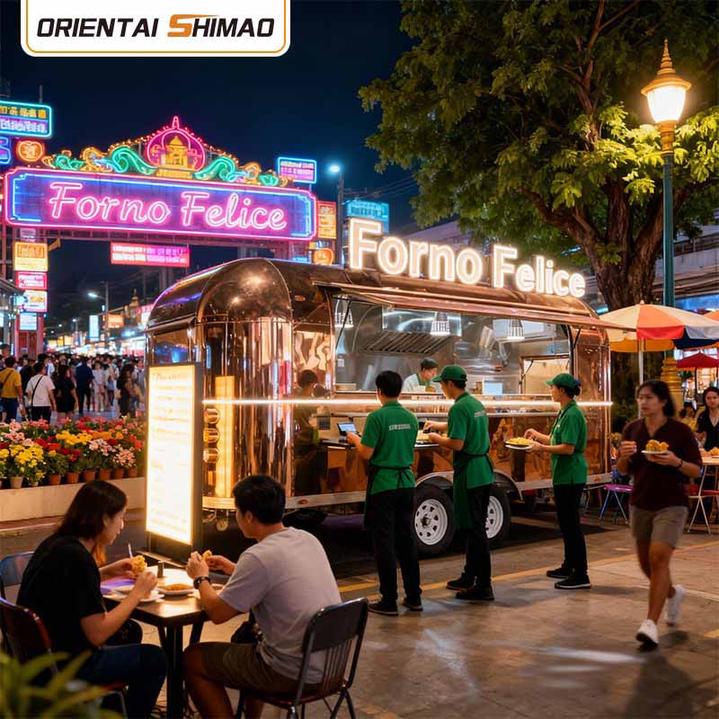 식품 트럭 장비 상업용 주방 장비 케이터링 모바일 식품 트레일러 식품 트럭