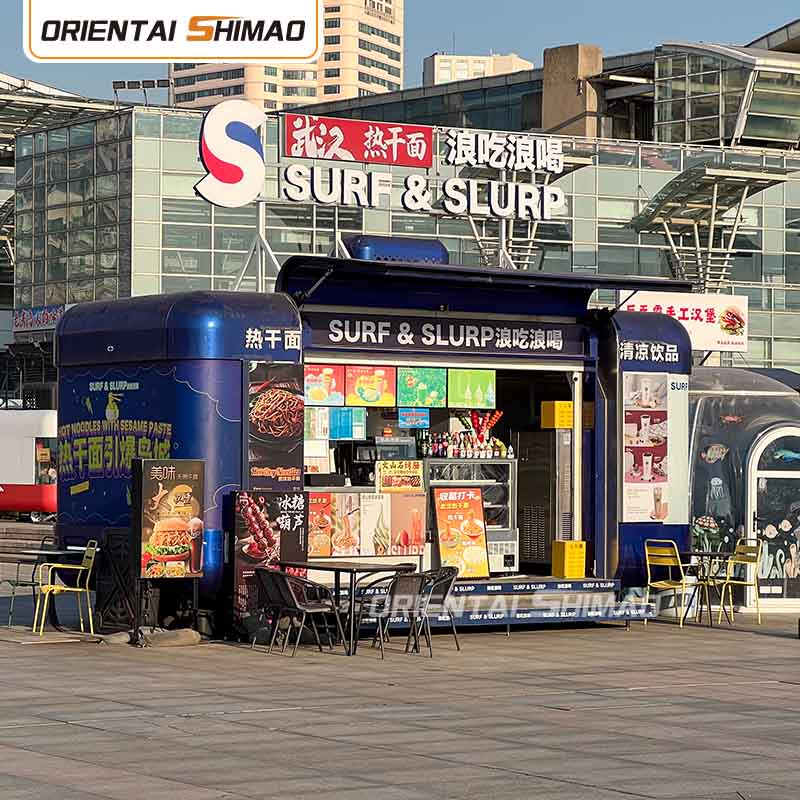 푸드 밴 중고 푸드 트럭 판매용 모바일 주방 케이터링 음식 트레일러 푸드 트럭