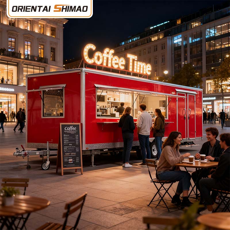 광장 매점 트레일러