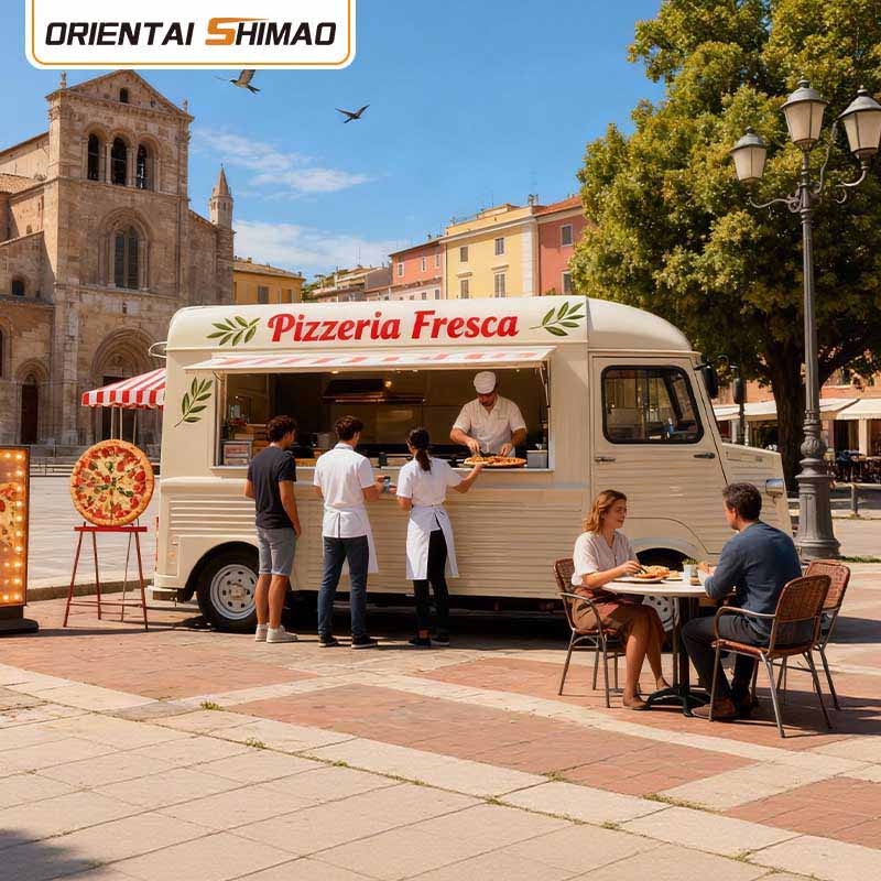 트럭 푸드 피자